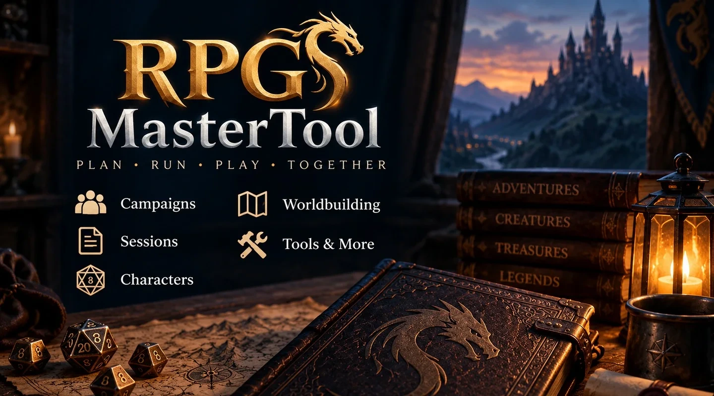RPG MasterTool campaign management artwork